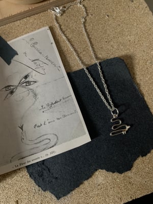 Image of ‘Nadja’ recycled silver pendant