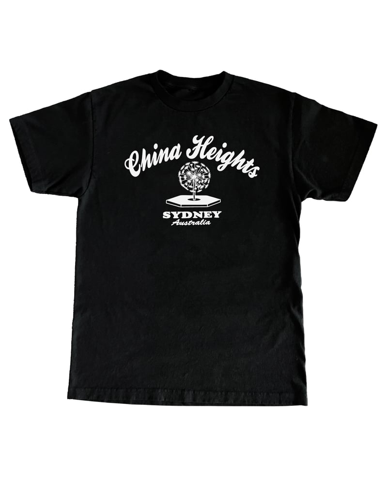 Image of China Heights 'Fountain' Black T-shirt