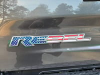 Image 1 of 2013-2018 RAM REBEL Vinyl Badge Inlay Stars & Stripes Edition