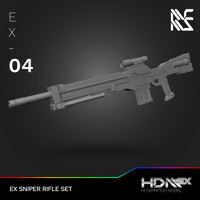 Image 1 of HDM+EX 1/144 Sniper Rifle Set [EX-04]
