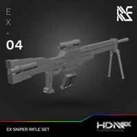 Image 2 of HDM+EX 1/144 Sniper Rifle Set [EX-04]