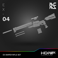 Image 3 of HDM+EX 1/144 Sniper Rifle Set [EX-04]