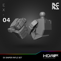 Image 4 of HDM+EX 1/144 Sniper Rifle Set [EX-04]