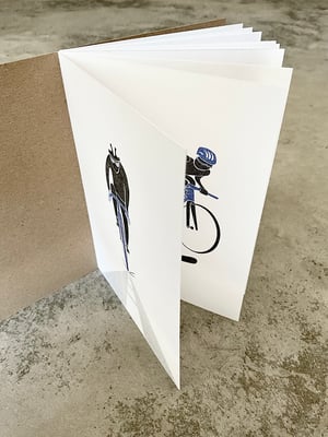 "2 weels" post cards zine
