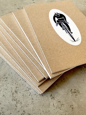 "2 weels" post cards zine