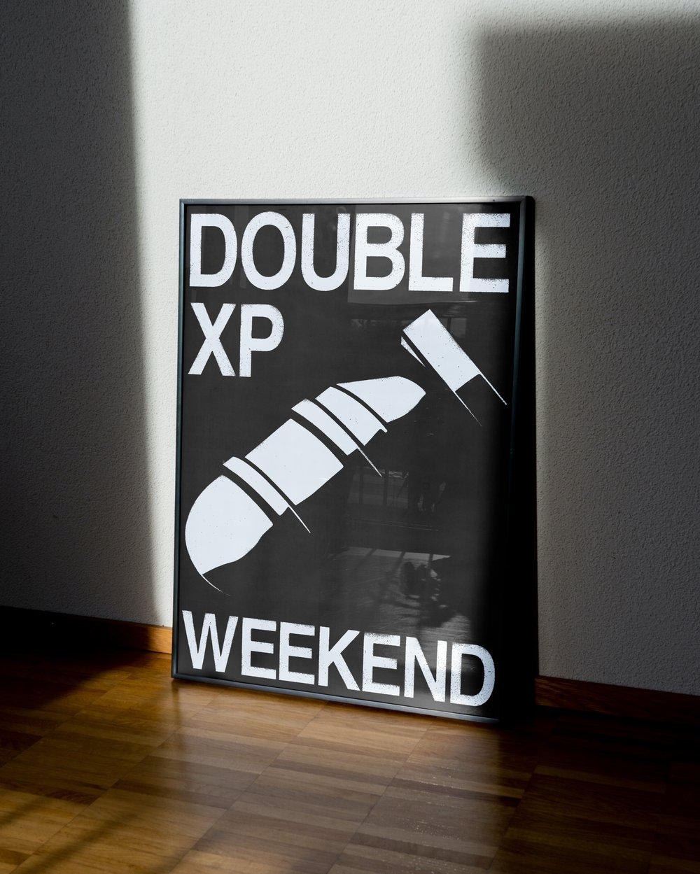 DOUBLE XP WEEKEND POSTER BY SAMUEL CANAY