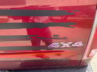 Image 1 of 2009-2018 RAM 1500 4x4 Vinyl Overlays Stars & Stripes Edition