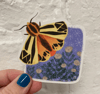 Autumn moth vinyl sticker
