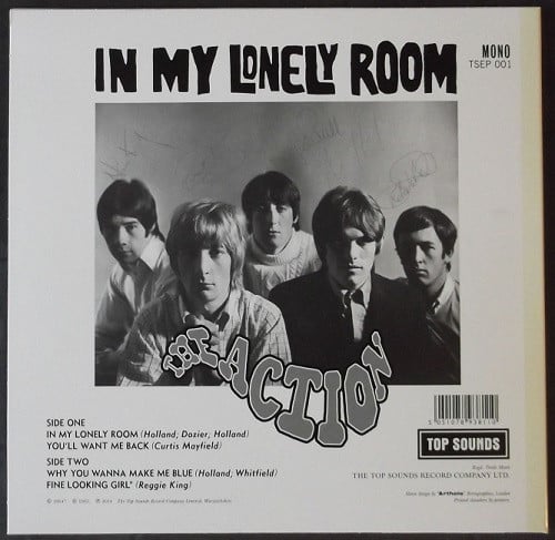 The Action – In My Lonely Room, 10" VINYL, LTD, NEW