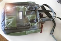 Image 3 of Green Color Block Handbag