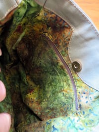 Image 4 of Green Color Block Handbag