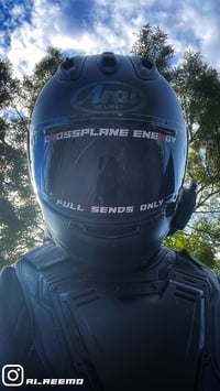 Image 2 of 'Full Sends Only' Visor Sticker