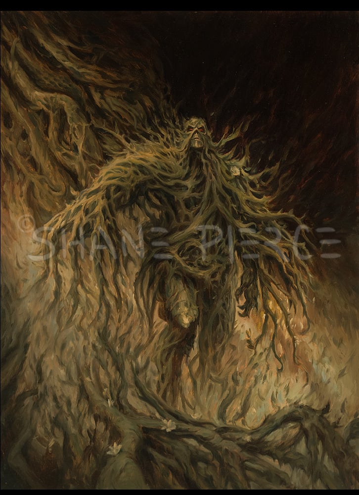 Image of Swamp Thing Oil Painting