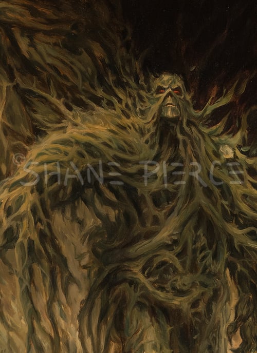 Image of Swamp Thing Oil Painting