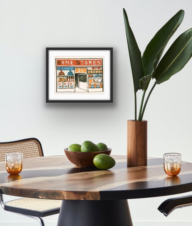 Home Stores Giclée print