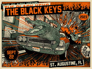 Image of The Black Keys 2023 Florida Main Show Print