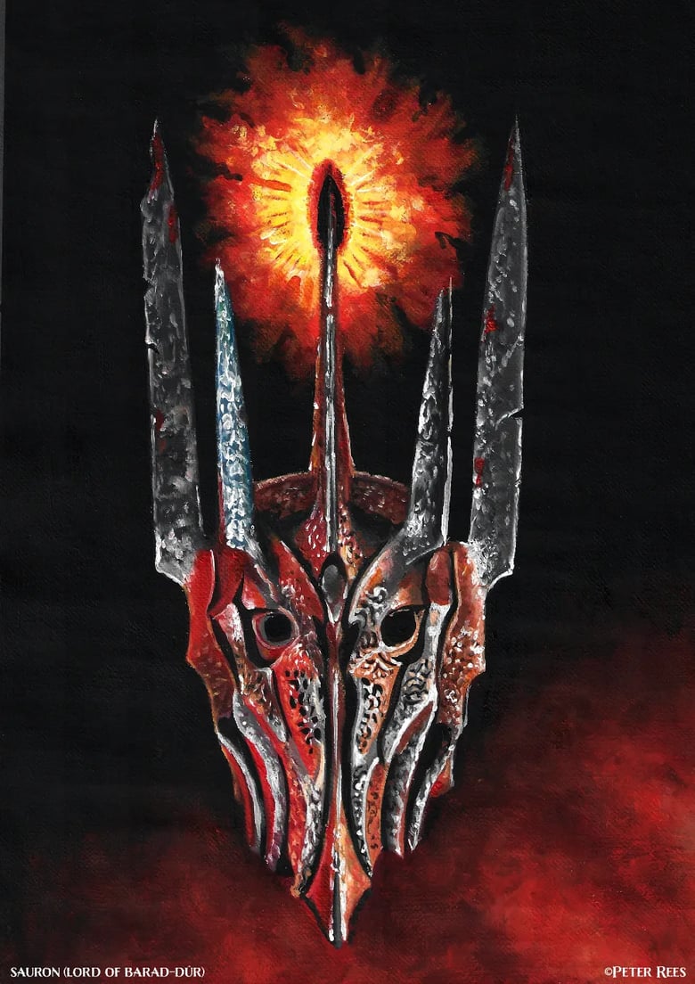 Image of Sauron(Lord of Barad-dûr) Limited edition artprint 