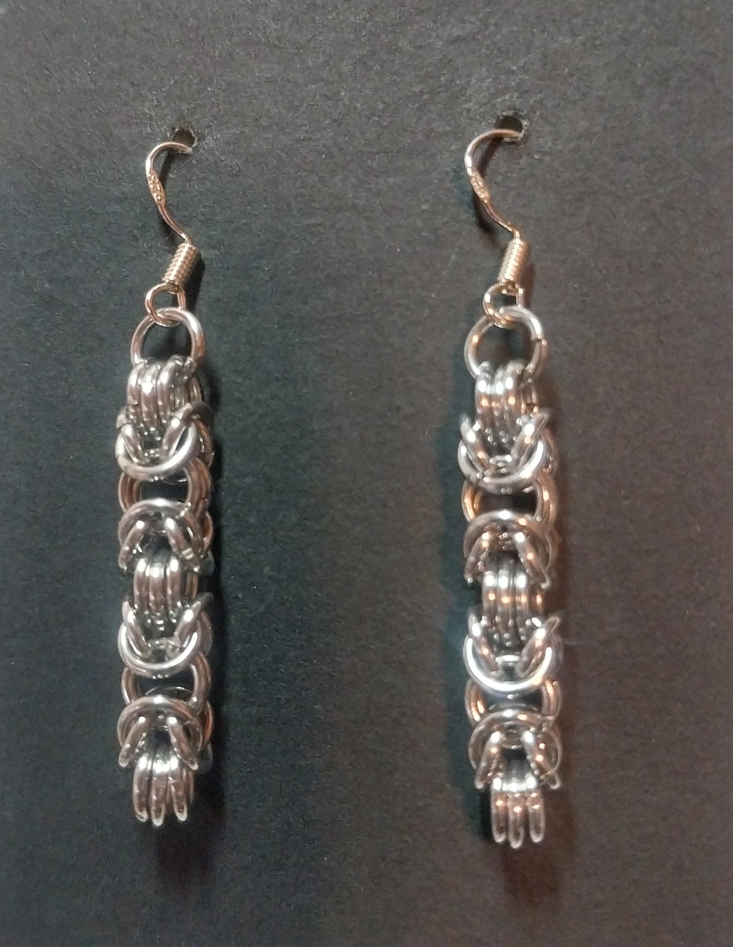 Byzantine Chainmaille Earrings 