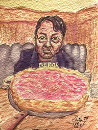 Image 2 of Toshiaki Kawada with Chicago-Style Deep Dish Pizza