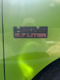 Image 2 of 2013-2018 HEMI 5.7 Vinyl Badge Overlays Solid /Camouflage Colors