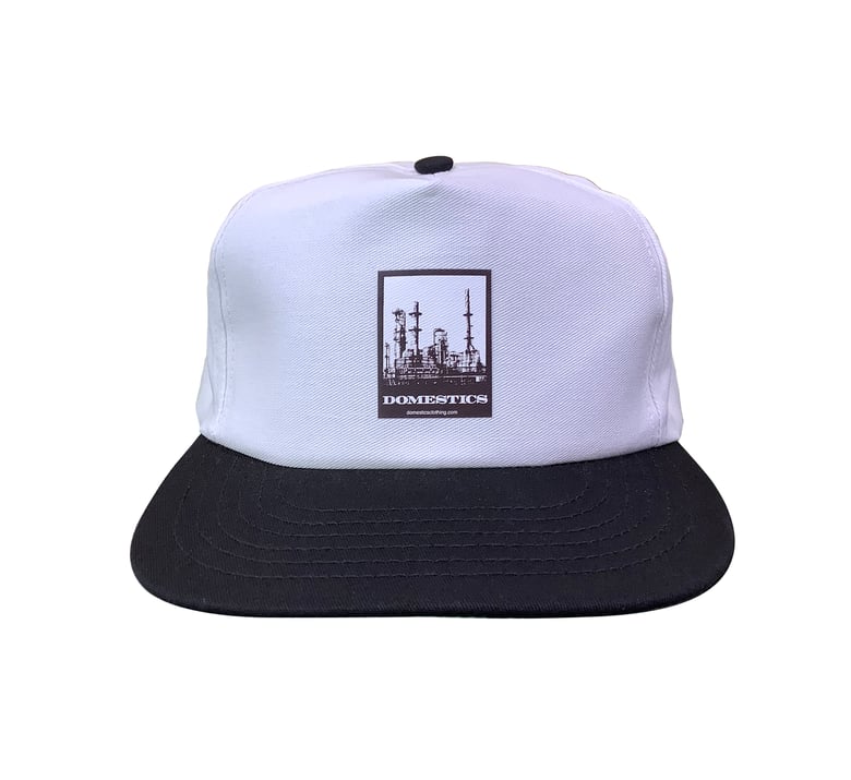 Image of DOMEstics. Factory Hat white/black