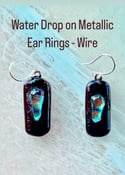 Image of Water Drop on Metallic