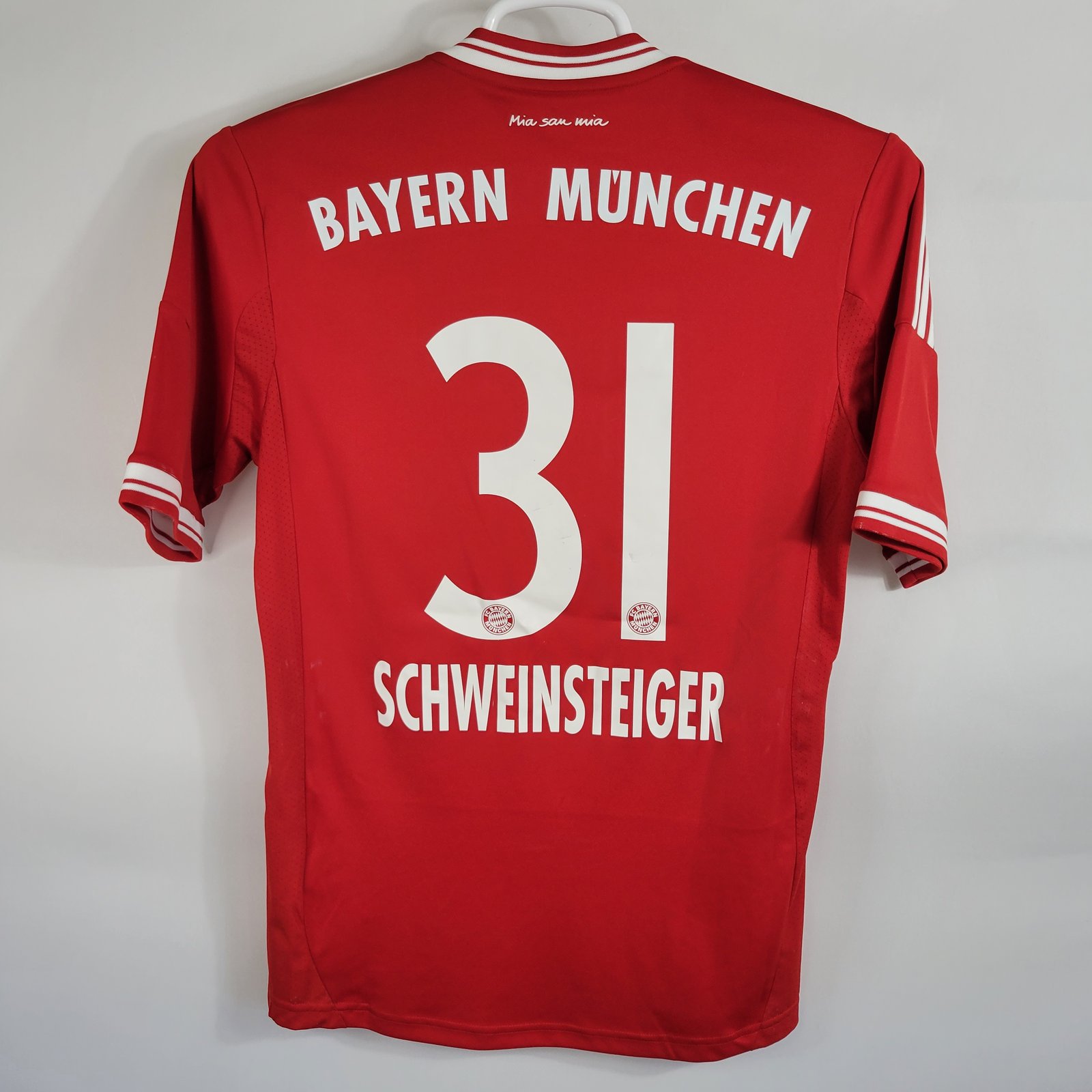 Bayern Munchen No31 Schweinsteiger Home Long Sleeves Kid Jersey