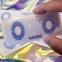 Image of Wubbaboo Eyes Holographic Sticker