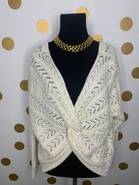 Image 3 of Francesca's Twist Knot Sweater - Size: L