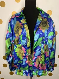 Image 2 of Floral Bomber Jacket: Size M/L