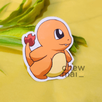 Image 2 of Kanto Starters Vinyl Stickers