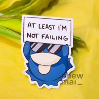 Image 3 of Munchlax Struggling and Not Failing Vinyl Stickers