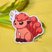 Image 3 of Vulpix Vinyl Stickers