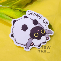 Wooloo Giving Up Vinyl Sticker