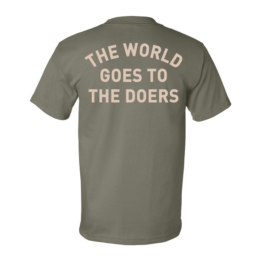 Image of The World Goes To The Doers (Safari)