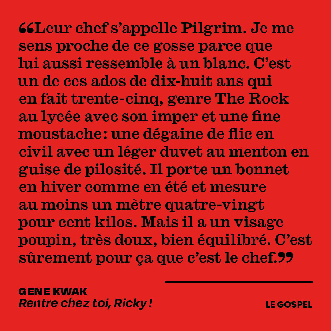 Image of GENE KWAK "Rentre chez toi Ricky!" (Roman/USA) 