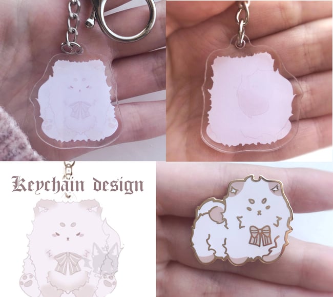 Chowchow Pin & Keychain