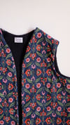 Gilet Indira réversible imprimé Pondichéry adulte