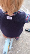 Gilet Indira réversible imprimé Pondichéry enfant