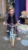 Gilet Indira réversible imprimé Pondichéry enfant