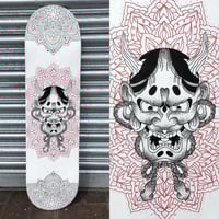 Original Hannya Mask Skateboard 