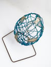 Wire art sculpture egg
