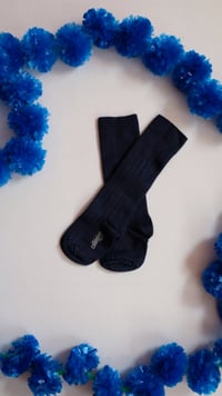 Image 2 of Chaussettes Collégien "la haute" bleu marine