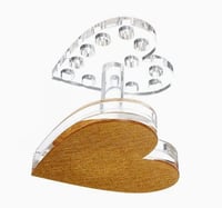Image 2 of Heart brush holder