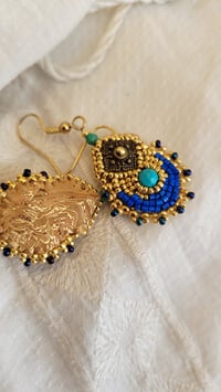 Image 2 of Boucles d'oreilles MINI METEORE Bleus