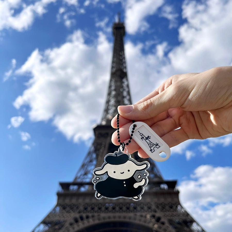 Image of Porte-clés "Flânerie parisienne"