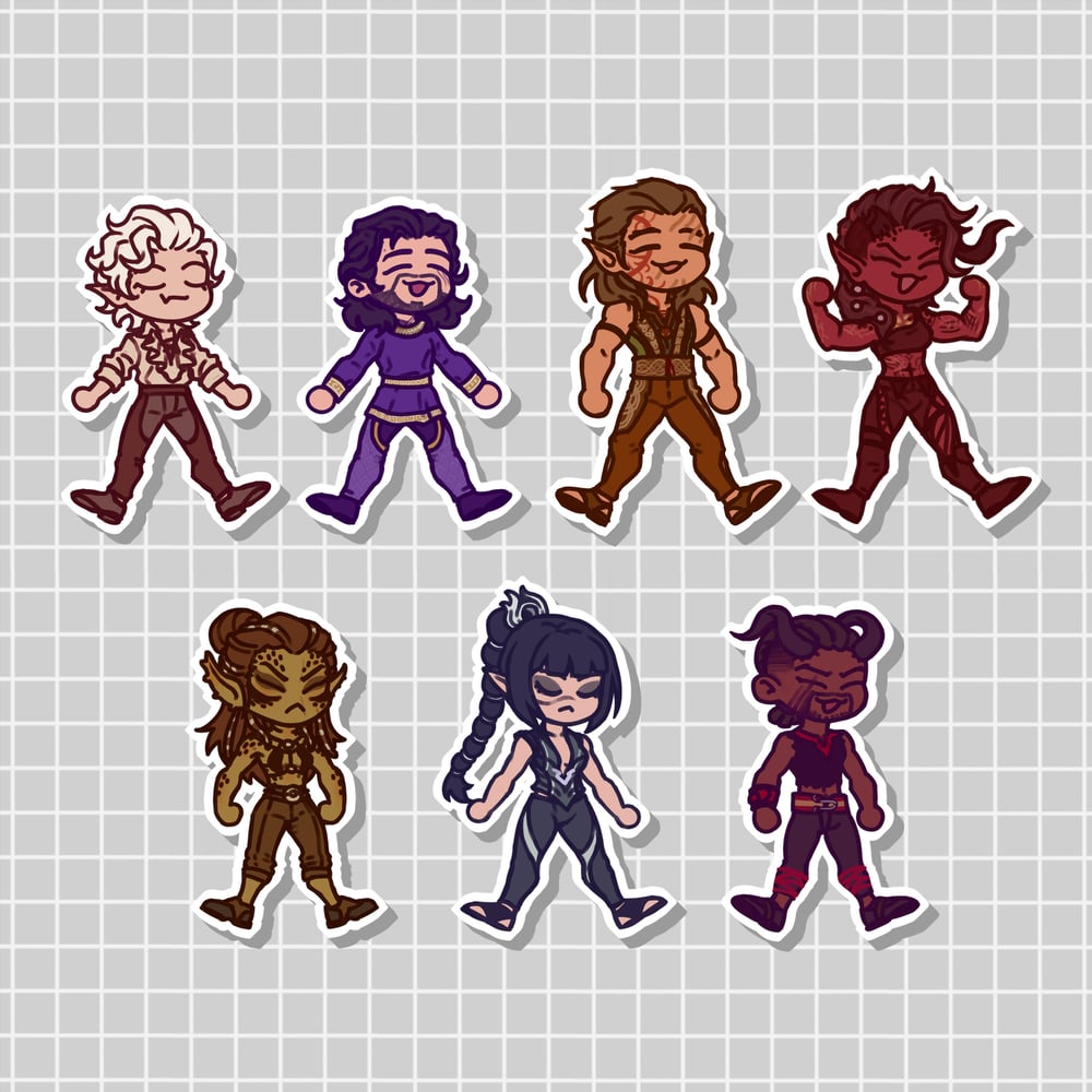 Image of BALDUR'S GATE 3 BLOB CHARMS