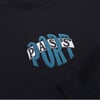 Pass~Port // Bulb Logo Chenille Sweater (Black)