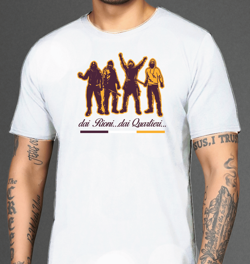 T.SHIRT "DAI RIONI DAI QUARTIERI"