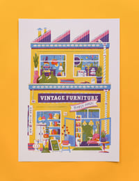 Image 1 of Vintage Furniture (digital print - A3)